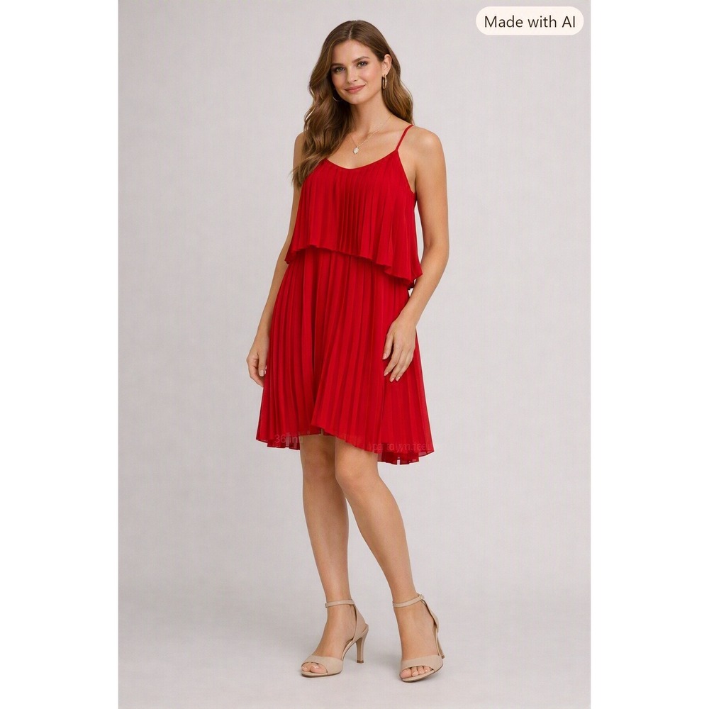 holiday dress xs Express | Dresses | Express Womens Red Fairy Flowy Strappy High Low Tiered Pleated black prom dress with slit
